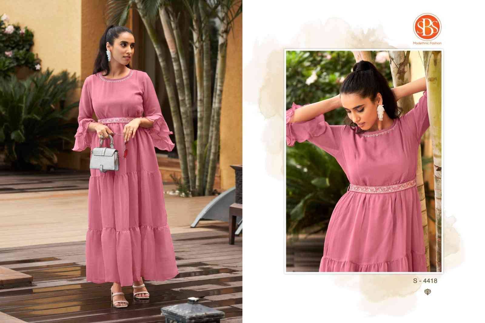 Falak By SBS 4415 To 4418 Series Designer Stylish Fancy Colorful Beautiful Party Wear & Ethnic Wear Collection Georgette Gown At Wholesale Price