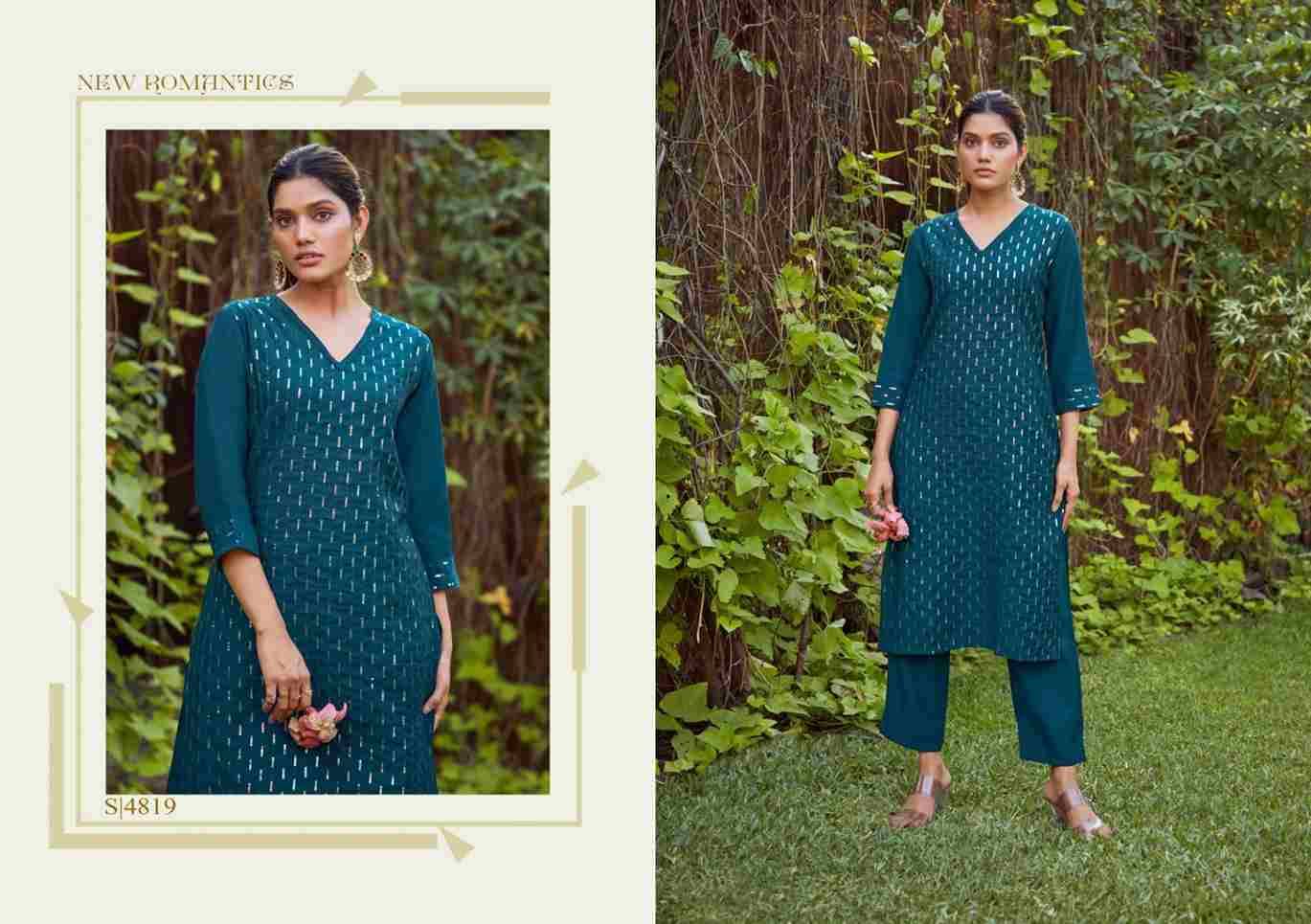 Jagruti By SBS 4817 To 4820 Series Designer Stylish Fancy Colorful Beautiful Party Wear & Ethnic Wear Collection Chanderi Kurtis With Bottom At Wholesale Price