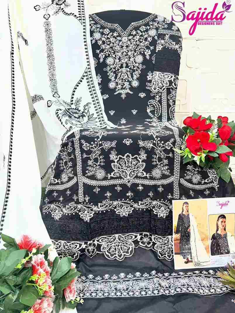 Alya By Sajida Designer Suit 1115-A To 1115-B Series Beautiful Pakistani Suits Stylish Fancy Colorful Party Wear & Occasional Wear Pure Faux Georgette Print Dresses At Wholesale Price