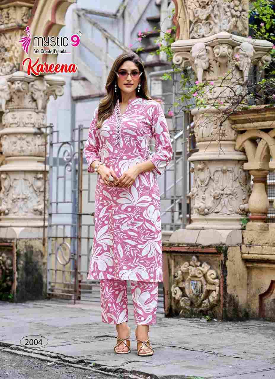 Kareena Vol-2 By Mystic 9 2001 To 2010 Series Designer Stylish Fancy Colorful Beautiful Party Wear & Ethnic Wear Collection Rayon Co-Ord At Wholesale Price