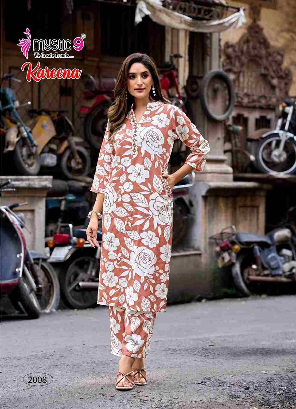 Kareena Vol-2 By Mystic 9 2001 To 2010 Series Designer Stylish Fancy Colorful Beautiful Party Wear & Ethnic Wear Collection Rayon Co-Ord At Wholesale Price