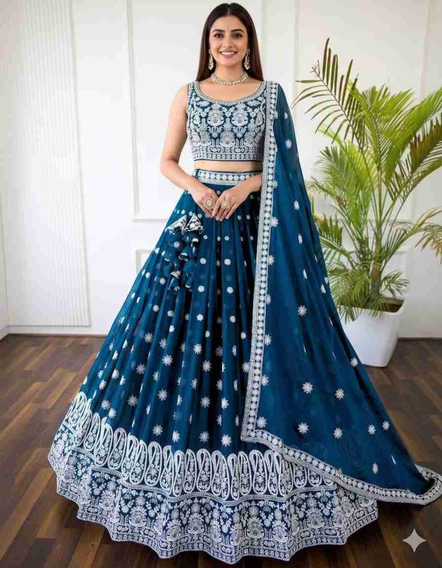 Pc-48 By Fashid Wholesale Navratri Wear Collection Beautiful Stylish Colorful Fancy Party Wear & Occasional Wear Georgette Lehengas At Wholesale Price