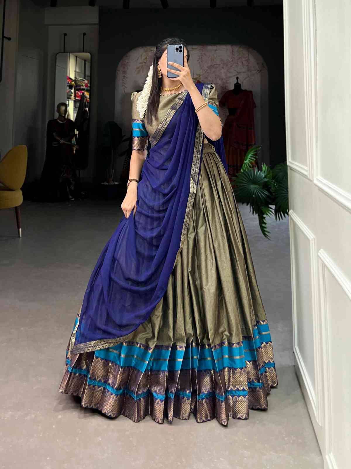 Pc-49 By Fashid Wholesale 01 To 07 Series Wear Collection Beautiful Stylish Colorful Fancy Party Wear & Occasional Wear Poly Cotton Lehengas At Wholesale Price
