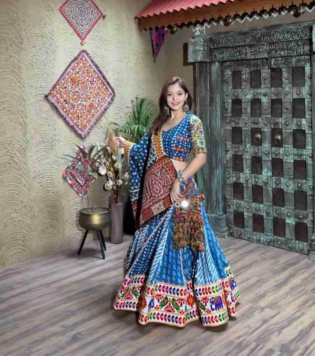 Pc-53 By Fashid Wholesale Wear Collection Beautiful Stylish Colorful Fancy Party Wear & Occasional Wear Rayon Cotton Lehengas At Wholesale Price