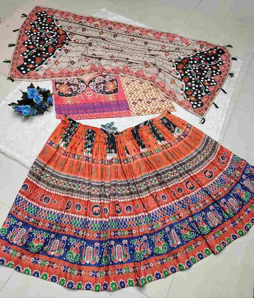 Pc-54 By Fashid Wholesale Wear Collection Beautiful Stylish Colorful Fancy Party Wear & Occasional Wear Rayon Cotton Lehengas At Wholesale Price