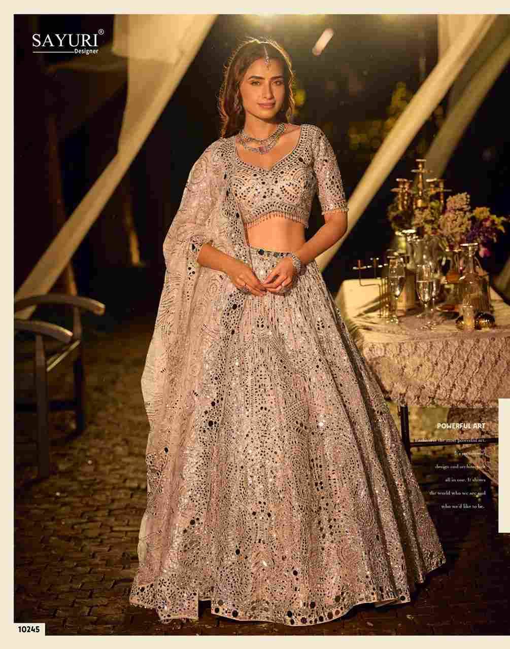 Riyaasat By Sayuri 10241 To 10246 Series Designer Beautiful Bridal Collection Occasional Wear & Party Wear Pure Net Lehengas At Wholesale Price