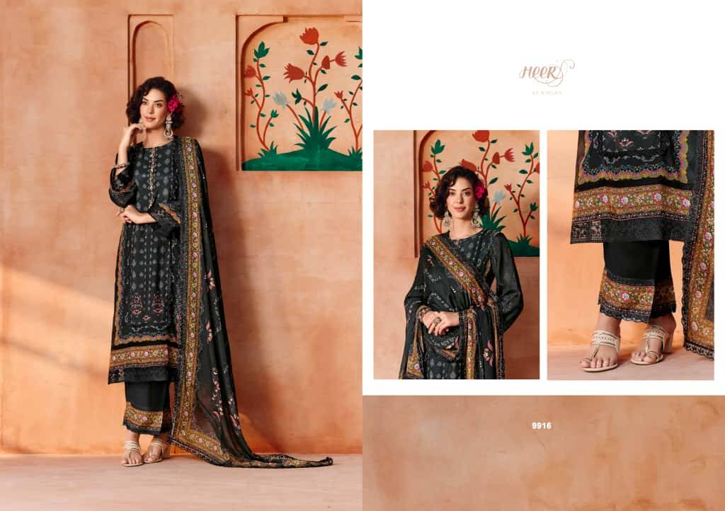 Ishqia By Kimora Fashion 9911 To 9916 Series Designer Festive Suits Collection Beautiful Stylish Fancy Colorful Party Wear & Occasional Wear Pure Muslin Dresses At Wholesale Price