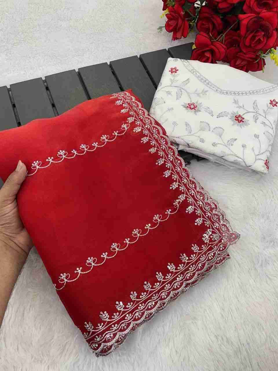 Pc-57 By Fashid Wholesale 01 To 02 Series Indian Traditional Wear Collection Beautiful Stylish Fancy Colorful Party Wear & Occasional Wear Jimmy Choo Sarees At Wholesale Price