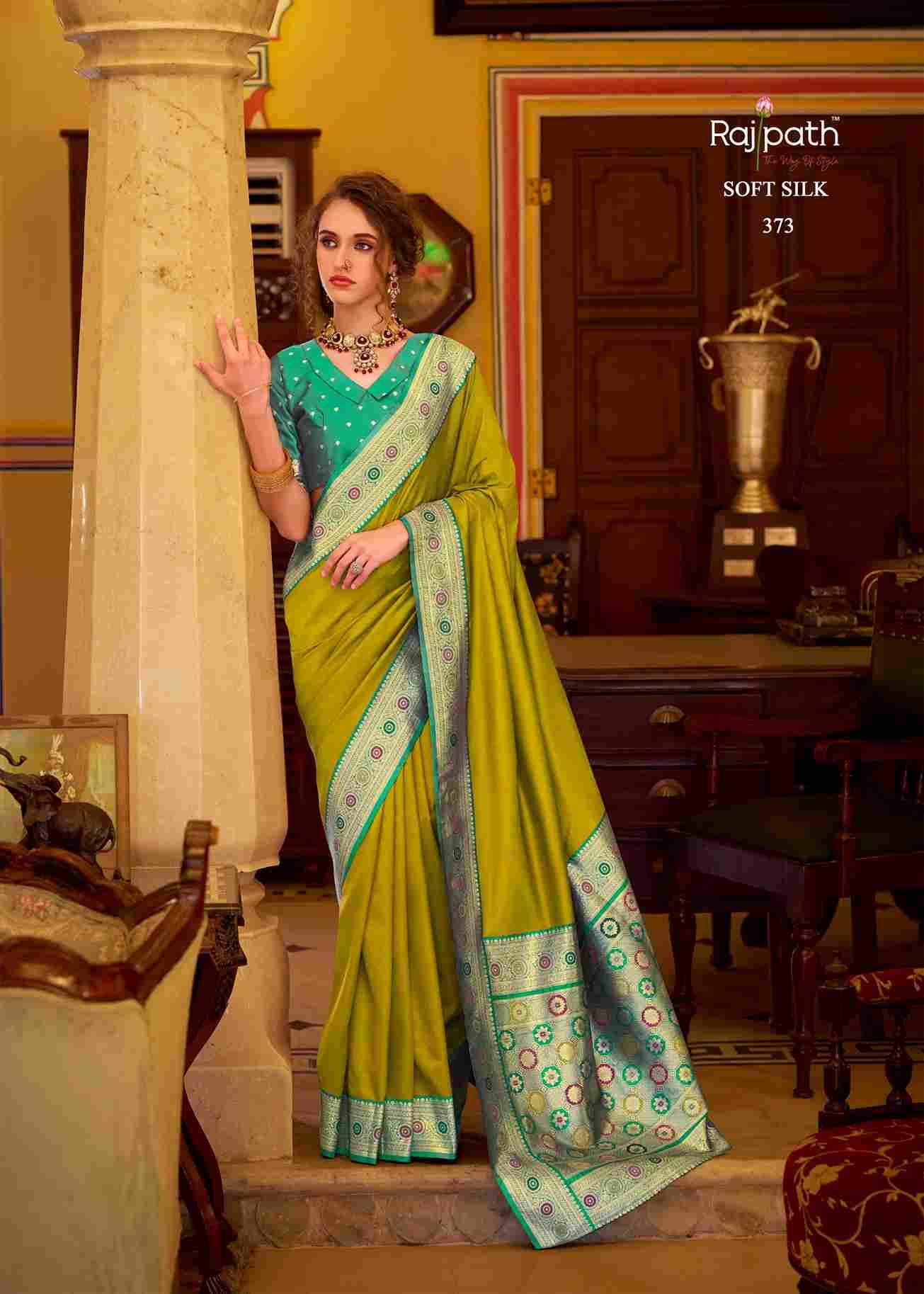 Chhaya Silk By Rajpath 370 To 377 Series Indian Traditional Wear Collection Beautiful Stylish Fancy Colorful Party Wear & Occasional Wear Soft Silk Sarees At Wholesale Price
