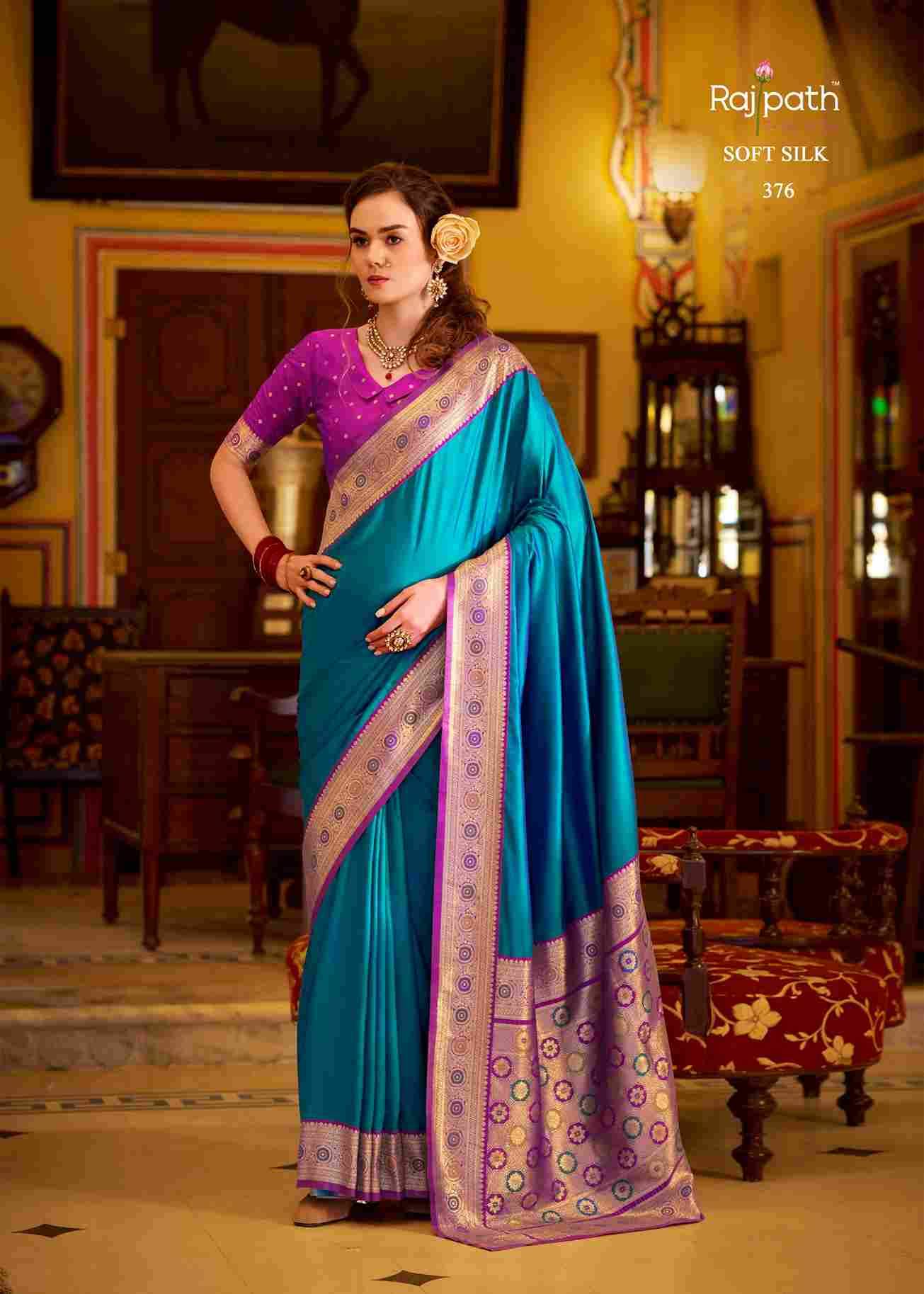 Chhaya Silk By Rajpath 370 To 377 Series Indian Traditional Wear Collection Beautiful Stylish Fancy Colorful Party Wear & Occasional Wear Soft Silk Sarees At Wholesale Price
