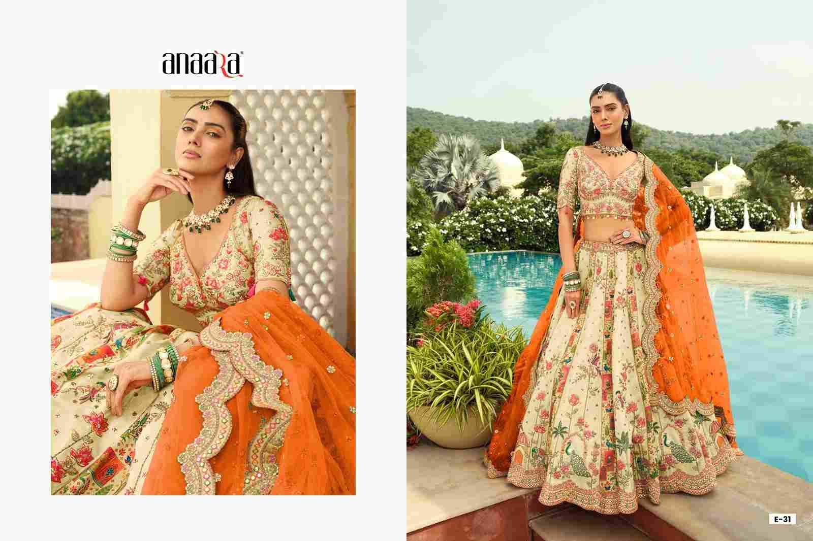 Anaara 31 Series By Tathastu 31 To 40 Series Designer Beautiful Collection Occasional Wear & Party Wear Silk Lehengas At Wholesale Price