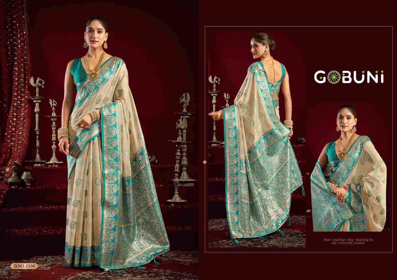 Shivika By Gobuni 2501 To 2506 Series Indian Traditional Wear Collection Beautiful Stylish Fancy Colorful Party Wear & Occasional Wear Banarasi Sarees At Wholesale Price