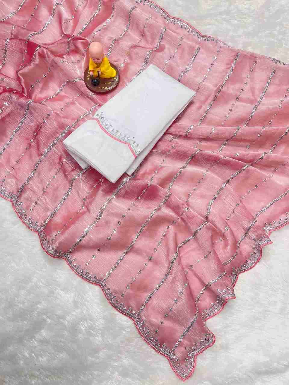 Vs-103 By Fashid Wholesale 01 To 03 Series Indian Traditional Wear Collection Beautiful Stylish Fancy Colorful Party Wear & Occasional Wear Jimmy Choo Chiffon Silk Sarees At Wholesale Price