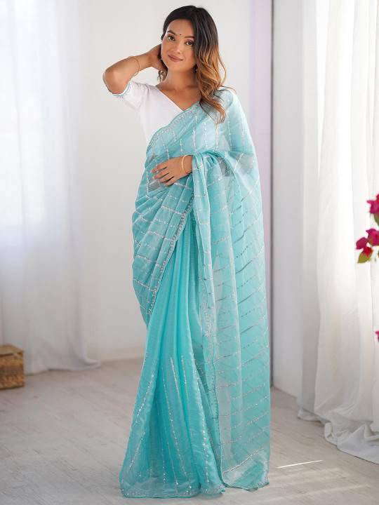 Vs-103 By Fashid Wholesale 01 To 03 Series Indian Traditional Wear Collection Beautiful Stylish Fancy Colorful Party Wear & Occasional Wear Jimmy Choo Chiffon Silk Sarees At Wholesale Price