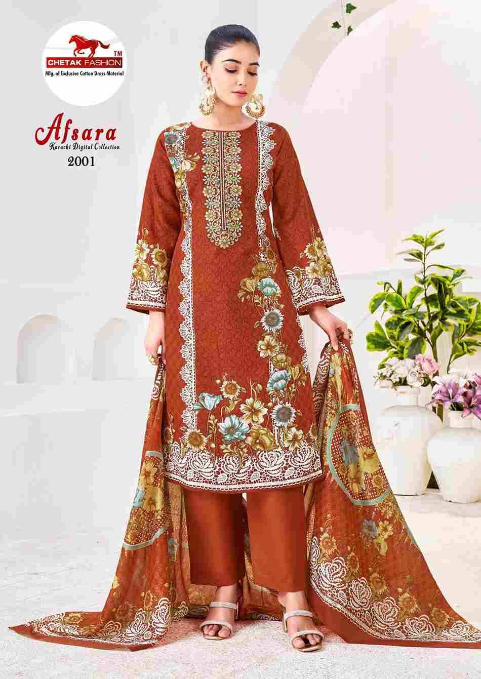 Afsara Vol-2 By Chetak Fashion 2001 To 2008 Series Beautiful Festive Suits Colorful Stylish Fancy Casual Wear & Ethnic Wear Cotton Print Dresses At Wholesale Price