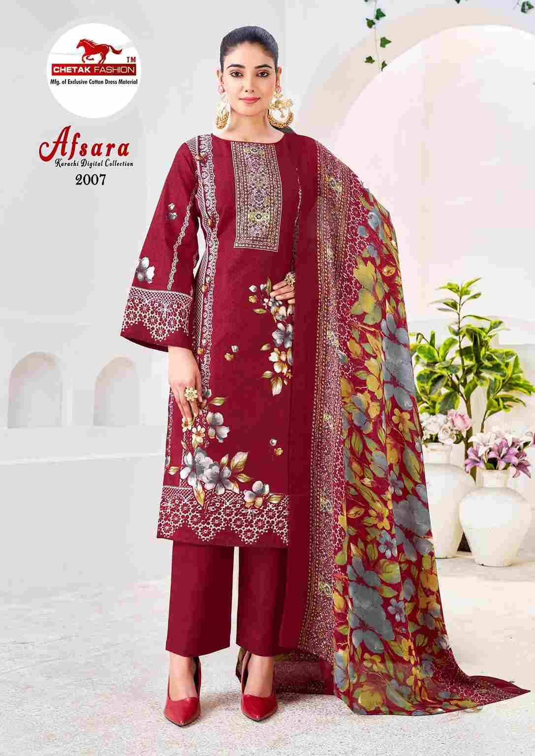 Afsara Vol-2 By Chetak Fashion 2001 To 2008 Series Beautiful Festive Suits Colorful Stylish Fancy Casual Wear & Ethnic Wear Cotton Print Dresses At Wholesale Price