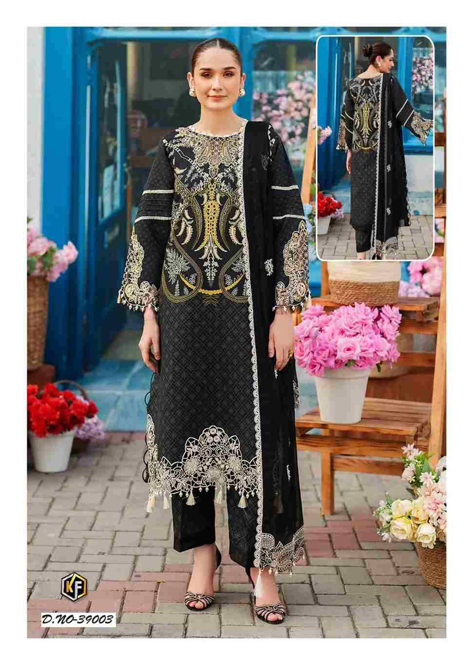 Maria.B. Vol-39 By Keval Fab 39001 To 39006 Series Beautiful Stylish Festive Suits Fancy Colorful Casual Wear & Ethnic Wear & Ready To Wear Heavy Cotton Print Dresses At Wholesale Price