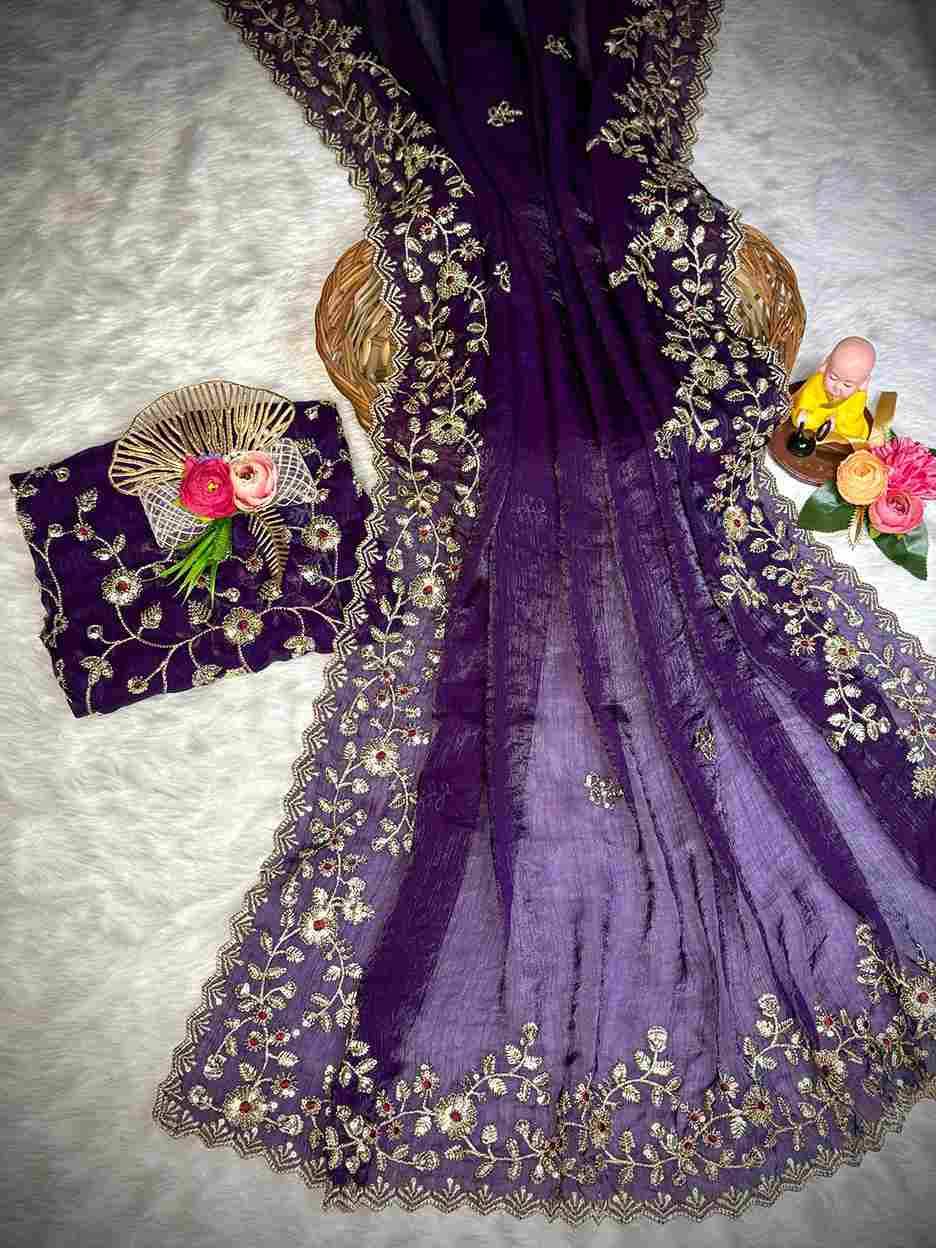 Vs-Viral By Fashid Wholesale Indian Traditional Wear Collection Beautiful Stylish Fancy Colorful Party Wear & Occasional Wear Heavy Soft Fandy Chiffon Silk Sarees At Wholesale Price