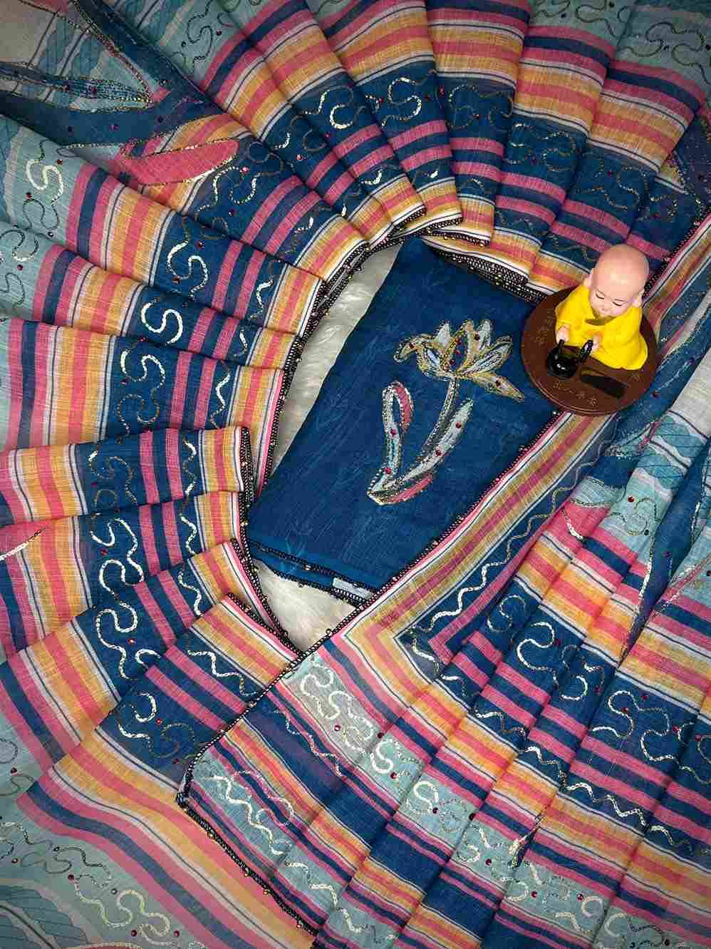 Vs-Vicky By Fashid Wholesale Indian Traditional Wear Collection Beautiful Stylish Fancy Colorful Party Wear & Occasional Wear Pure Soft Linen Cotton Silk Sarees At Wholesale Price