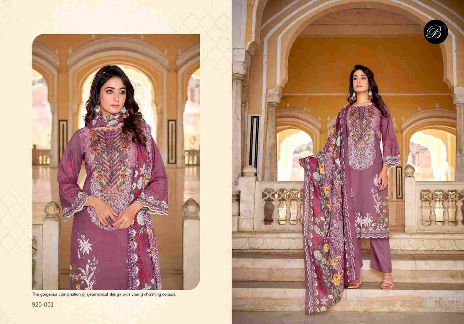 Naira Vol-124 By Belliza 920-001 To 920-008 Series Beautiful Festive Suits Stylish Fancy Colorful Casual Wear & Ethnic Wear Pure Cotton Print Dresses At Wholesale Price