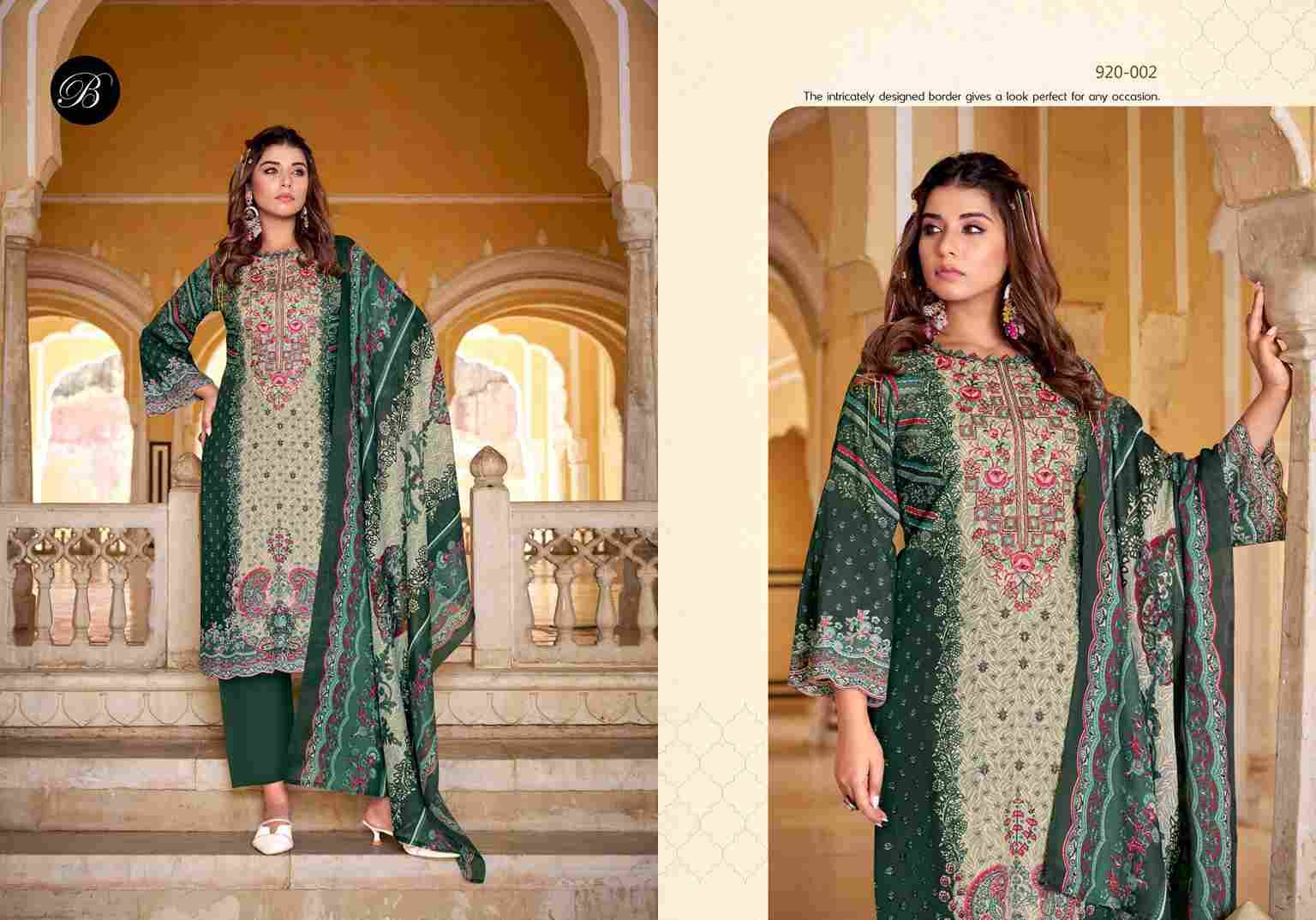 Naira Vol-124 By Belliza 920-001 To 920-008 Series Beautiful Festive Suits Stylish Fancy Colorful Casual Wear & Ethnic Wear Pure Cotton Print Dresses At Wholesale Price