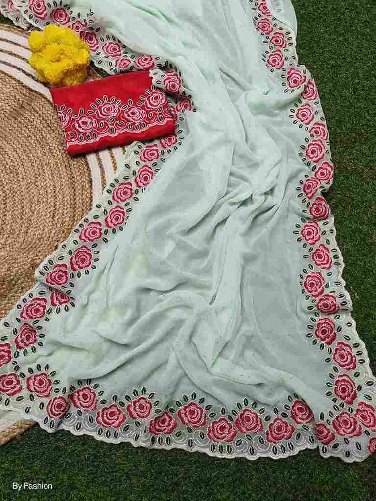 Vs-Priyanshi By Fashid Wholesale 01 To 04 Series Indian Traditional Wear Collection Beautiful Stylish Fancy Colorful Party Wear & Occasional Wear Soft Georgette Sarees At Wholesale Price