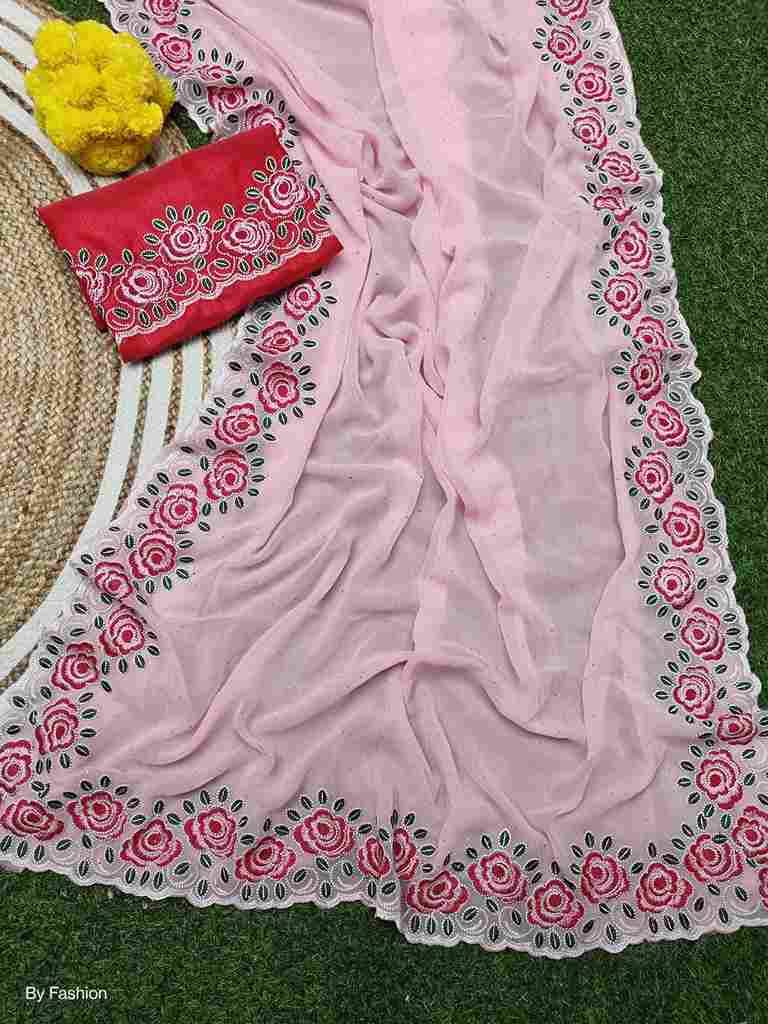 Vs-Priyanshi By Fashid Wholesale 01 To 04 Series Indian Traditional Wear Collection Beautiful Stylish Fancy Colorful Party Wear & Occasional Wear Soft Georgette Sarees At Wholesale Price