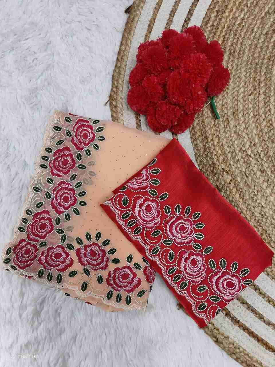 Vs-Priyanshi By Fashid Wholesale 01 To 04 Series Indian Traditional Wear Collection Beautiful Stylish Fancy Colorful Party Wear & Occasional Wear Soft Georgette Sarees At Wholesale Price