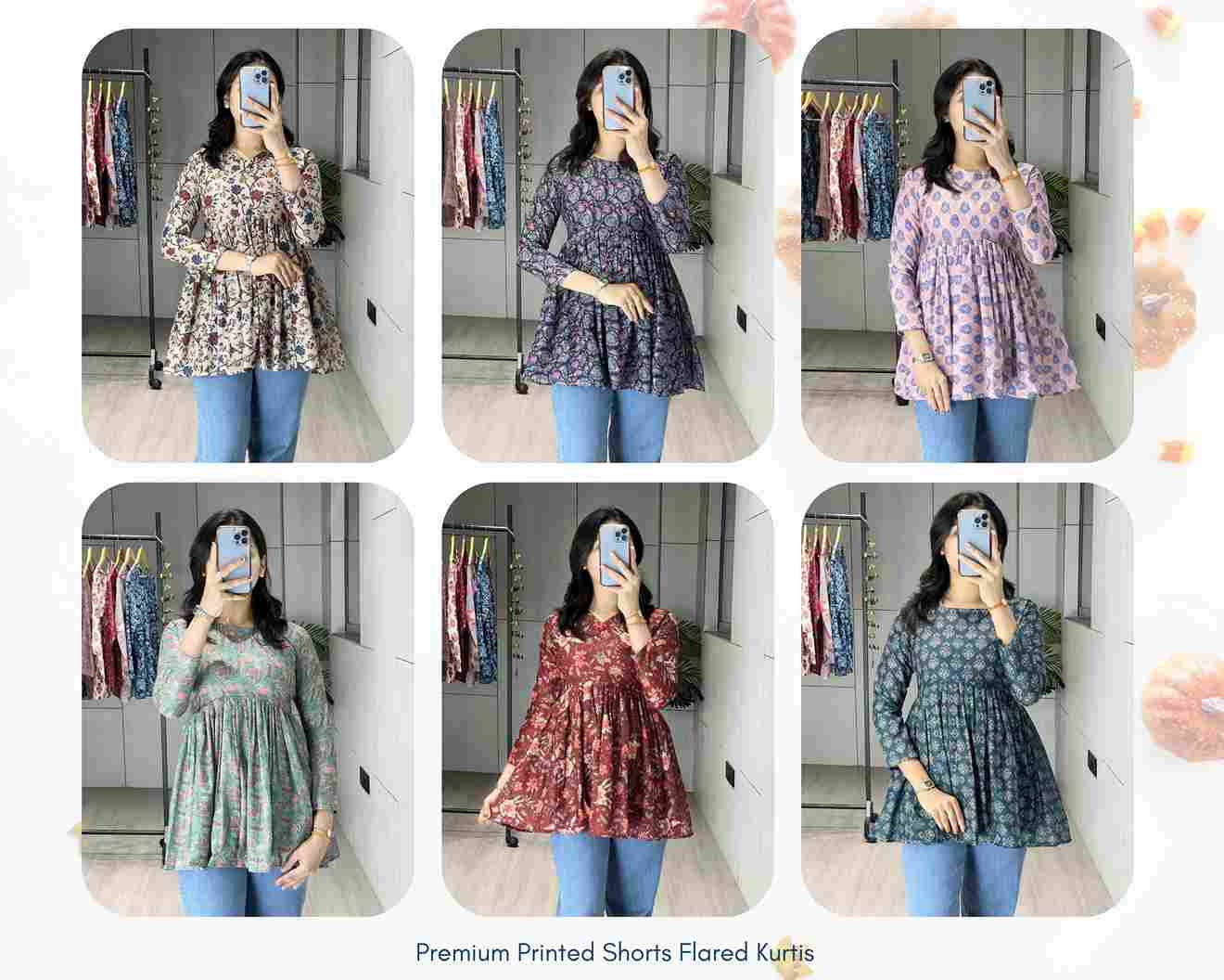Gr-5003 By Fashid Wholesale 01 To 06 Series Beautiful Stylish Fancy Colorful Casual Wear & Ethnic Wear Heavy Rayon Slub Tops At Wholesale Price