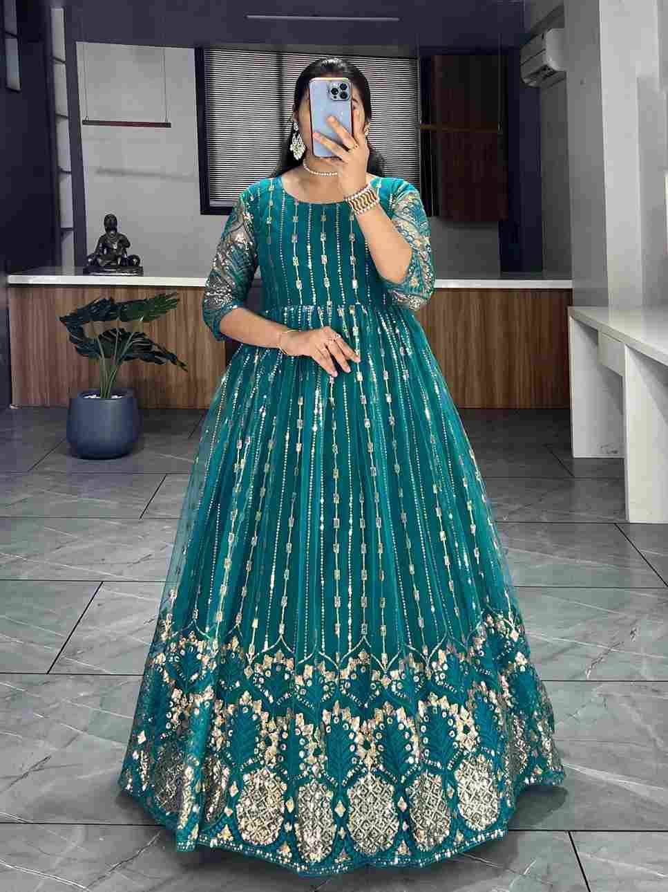 Gr-6150 By Fashid Wholesale 01 To 02 Series Wear Collection Beautiful Stylish Colorful Fancy Party Wear & Occasional Wear Heavy Net Gown At Wholesale Price