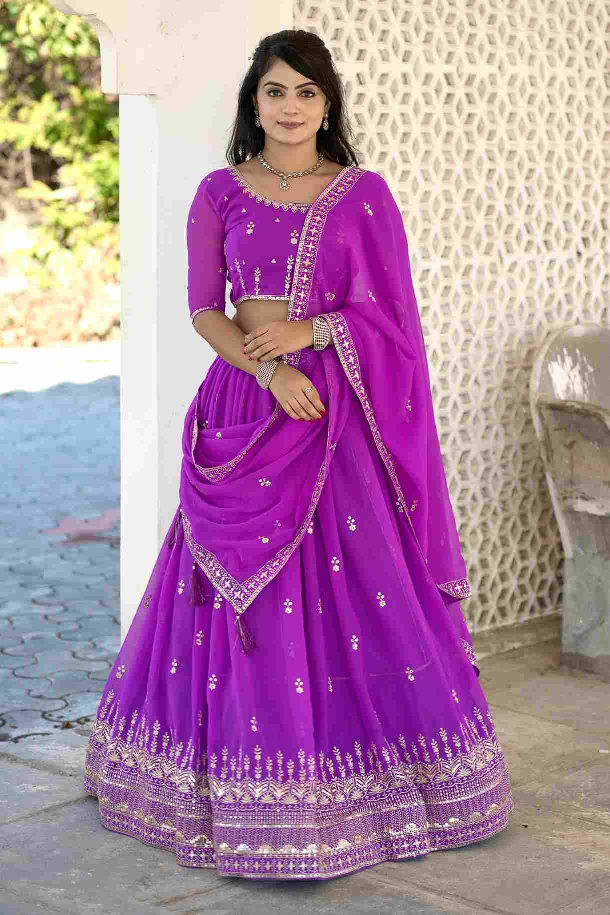 Gr-9004 By Fashid Wholesale Navratri Wear Collection Beautiful Stylish Colorful Fancy Party Wear & Occasional Wear Heavy Georgette Lehengas At Wholesale Price