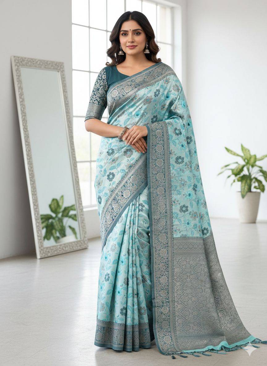 Lc-856 By Fashid Wholesale 01 To 08 Series Indian Traditional Wear Collection Beautiful Stylish Fancy Colorful Party Wear & Occasional Wear Tissue Silk Sarees At Wholesale Price