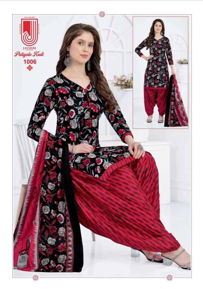 Patiyala Kudi By Jayshri Creation 1001 To 1012 Series Beautiful Festive Suits Stylish Fancy Colorful Casual Wear & Ethnic Wear Cotton Print Dresses At Wholesale Price