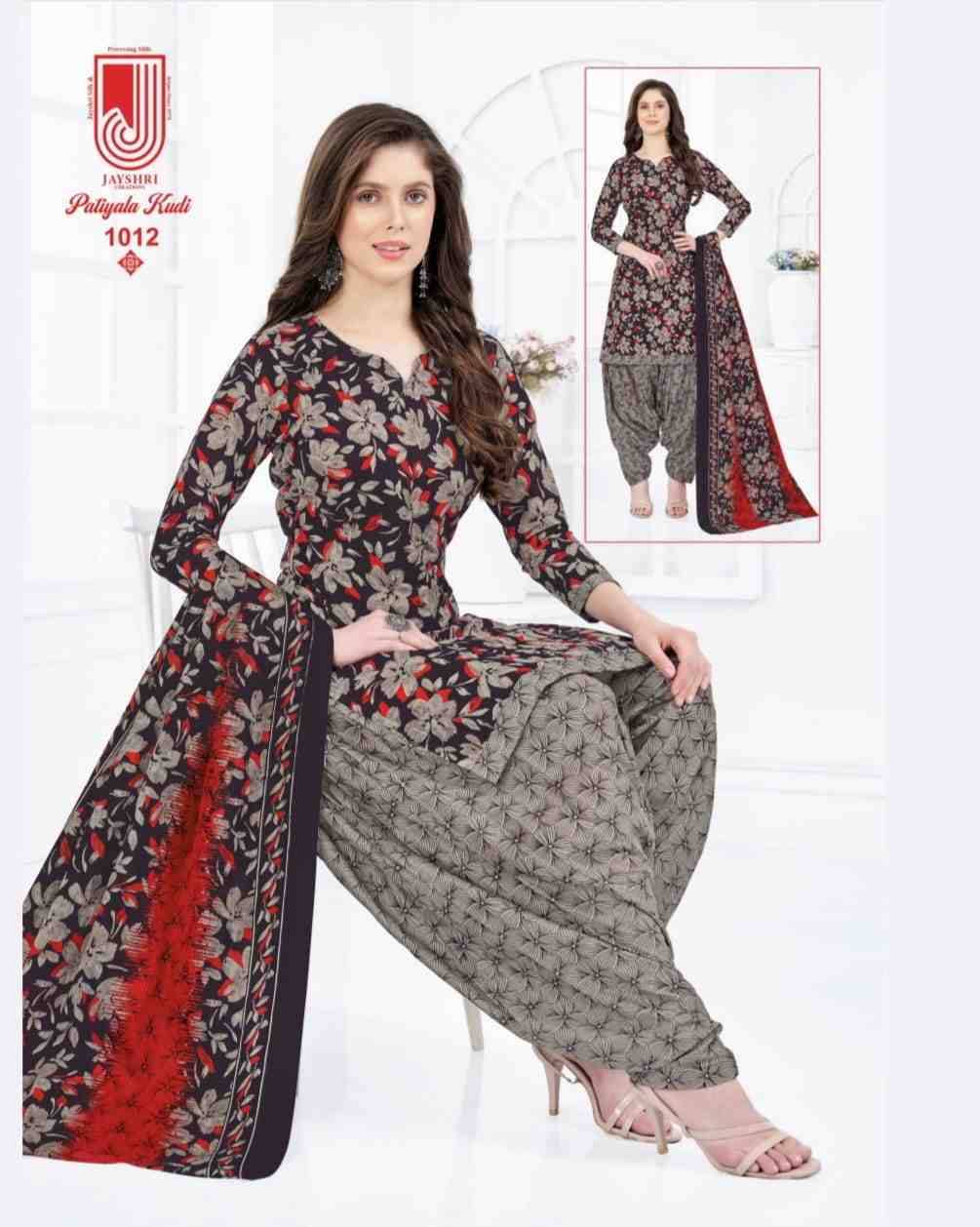 Patiyala Kudi By Jayshri Creation 1001 To 1012 Series Beautiful Festive Suits Stylish Fancy Colorful Casual Wear & Ethnic Wear Cotton Print Dresses At Wholesale Price