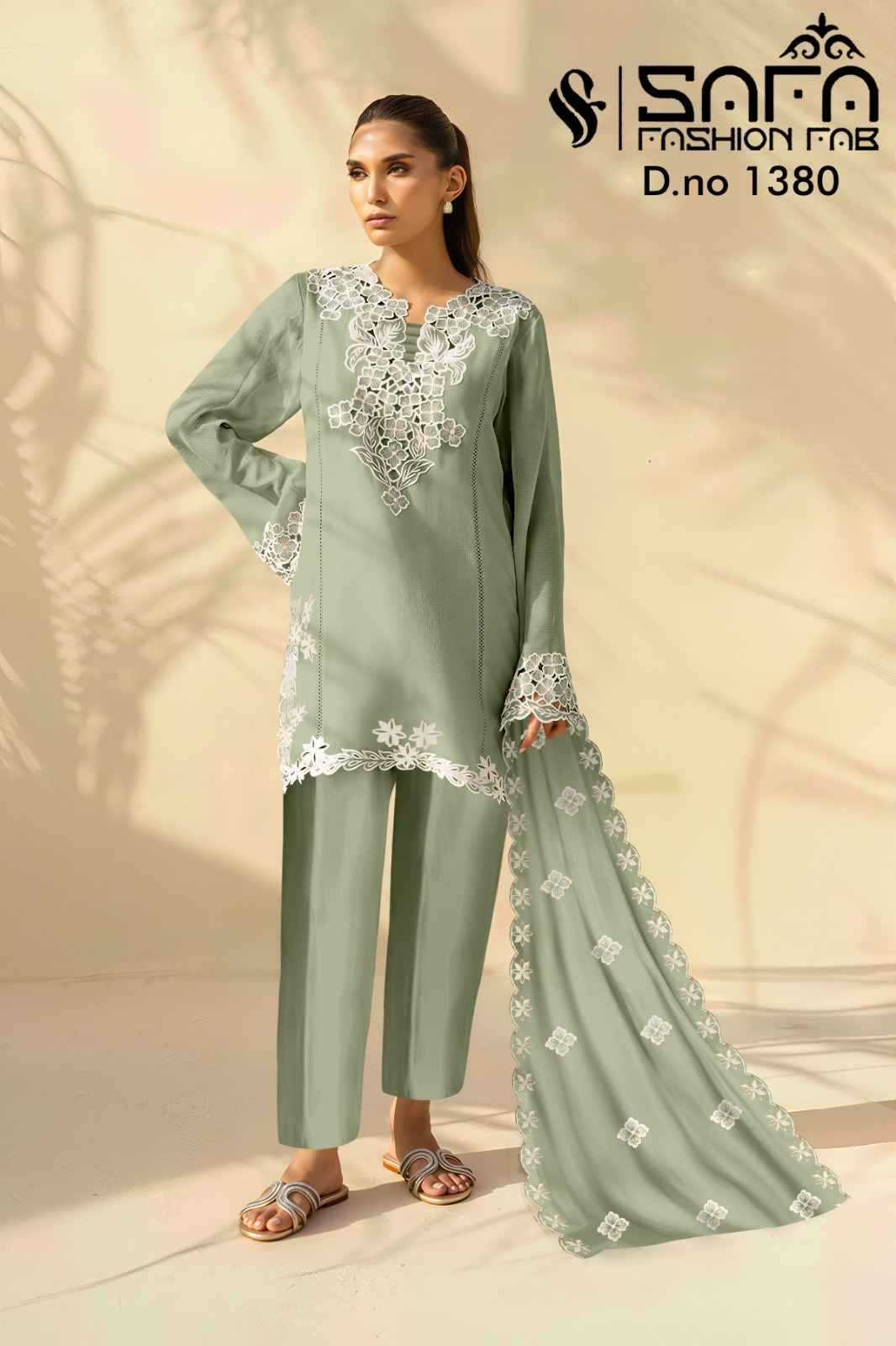 Safa 1380 Colours By Safa Fashion 1380-A To 1380-C Series Designer Stylish Fancy Colorful Beautiful Party Wear & Ethnic Wear Collection Linen Dresses At Wholesale Price