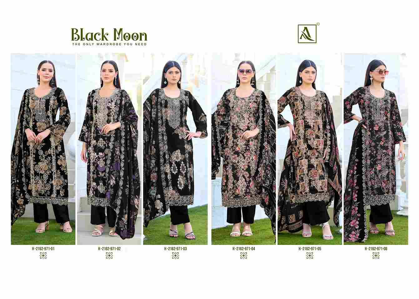 Black Moon By Alok Suit 2162-971-01 To 2162-971-06 Series Beautiful Festive Suits Stylish Fancy Colorful Casual Wear & Ethnic Wear Pure Viscose Rayon Print Dresses At Wholesale Price