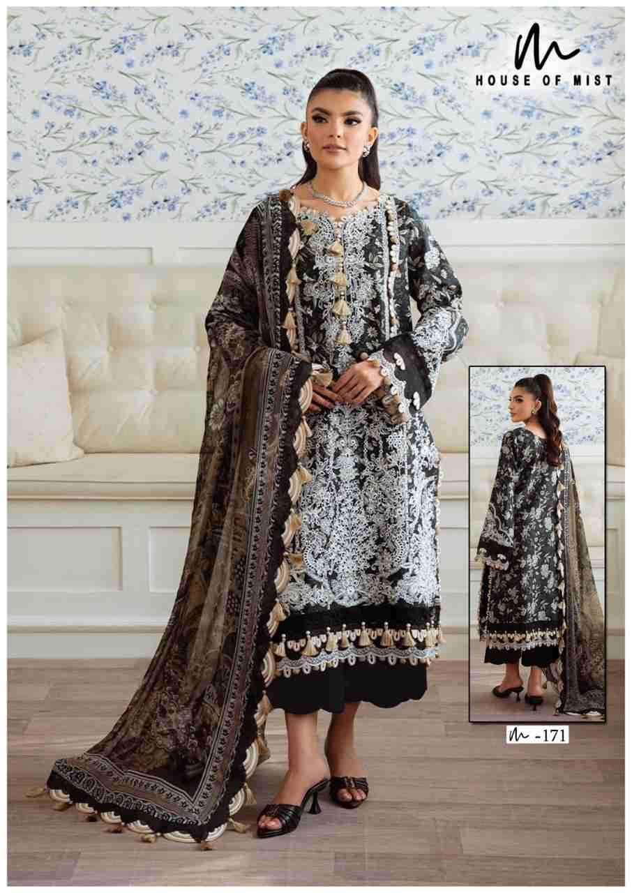Ghazal Vol-18 By House Of Mist 171 To 176 Series Beautiful Pakistani Suits Colorful Stylish Fancy Casual Wear & Ethnic Wear Pure Cotton Print Dresses At Wholesale Price