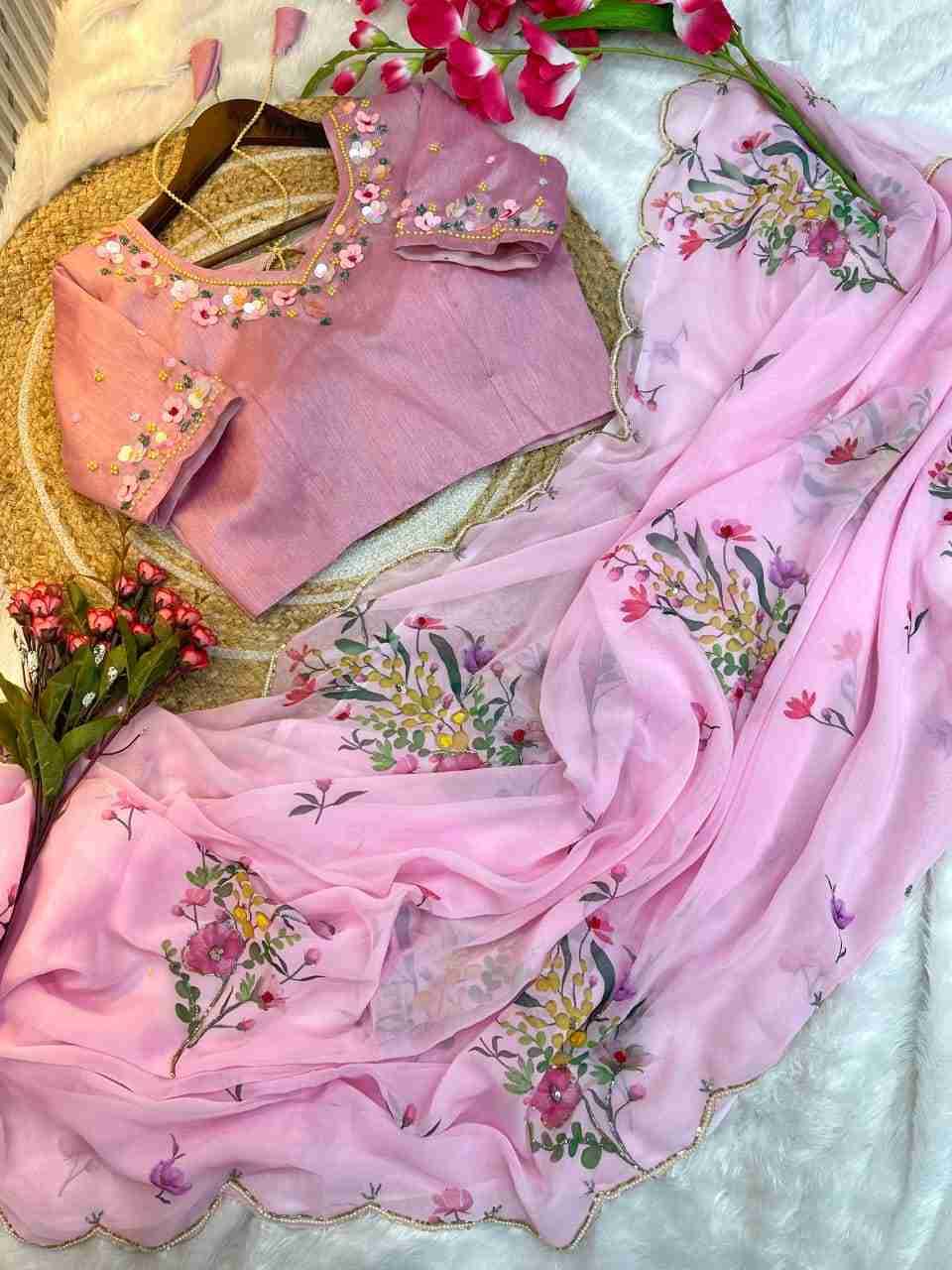 Vd-Maskat Addition Vol-2 By Fashid Wholesale 01 To 02 Series Indian Traditional Wear Collection Beautiful Stylish Fancy Colorful Party Wear & Occasional Wear Georgette Silk Sarees At Wholesale Price