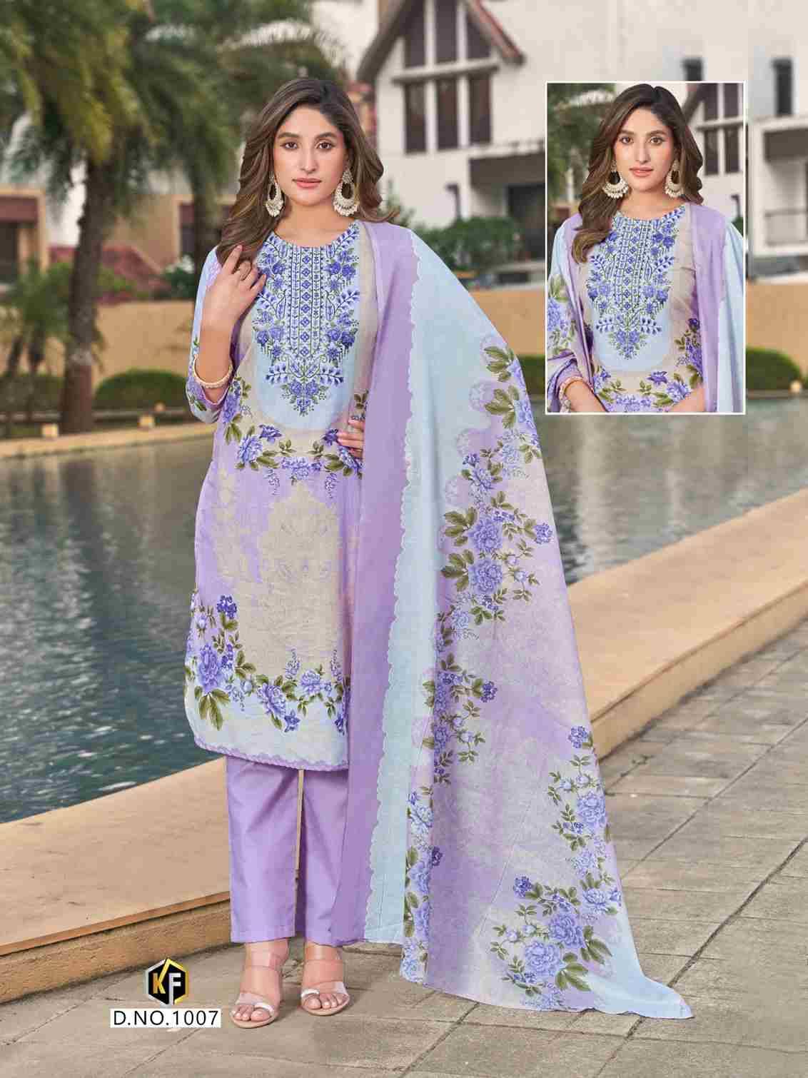 Dastaan Vol-1 By Keval Fab 1001 To 1008 Series Beautiful Festive Suits Stylish Fancy Colorful Casual Wear & Ethnic Wear Soft Lawn Dresses At Wholesale Price