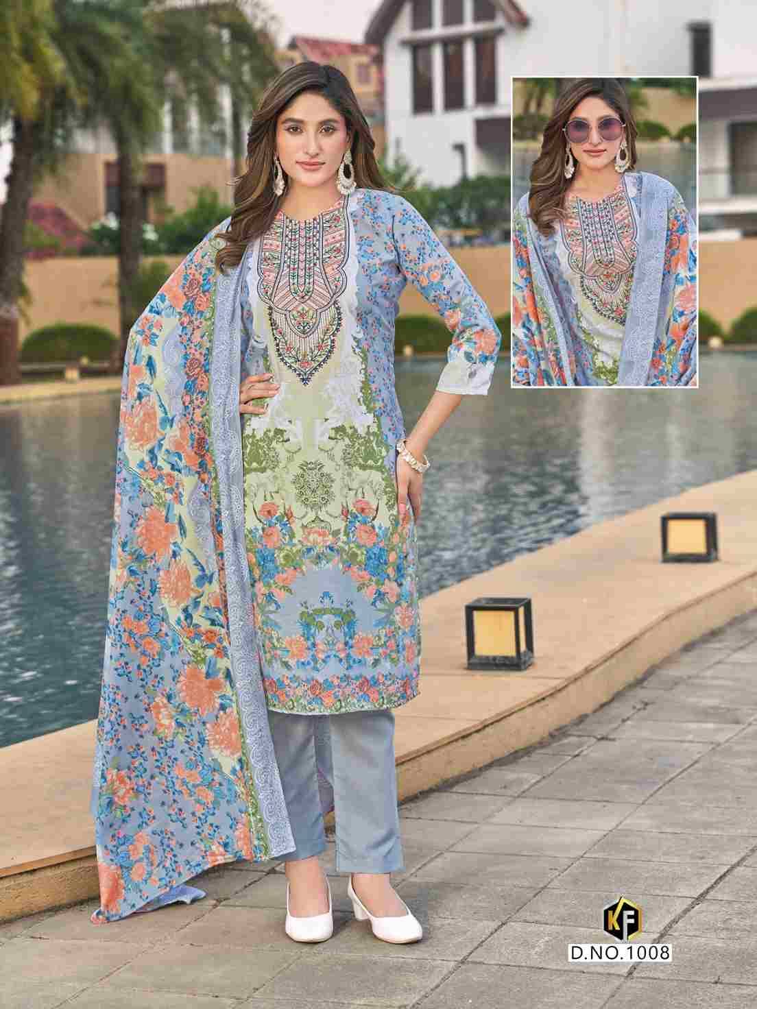 Dastaan Vol-1 By Keval Fab 1001 To 1008 Series Beautiful Festive Suits Stylish Fancy Colorful Casual Wear & Ethnic Wear Soft Lawn Dresses At Wholesale Price