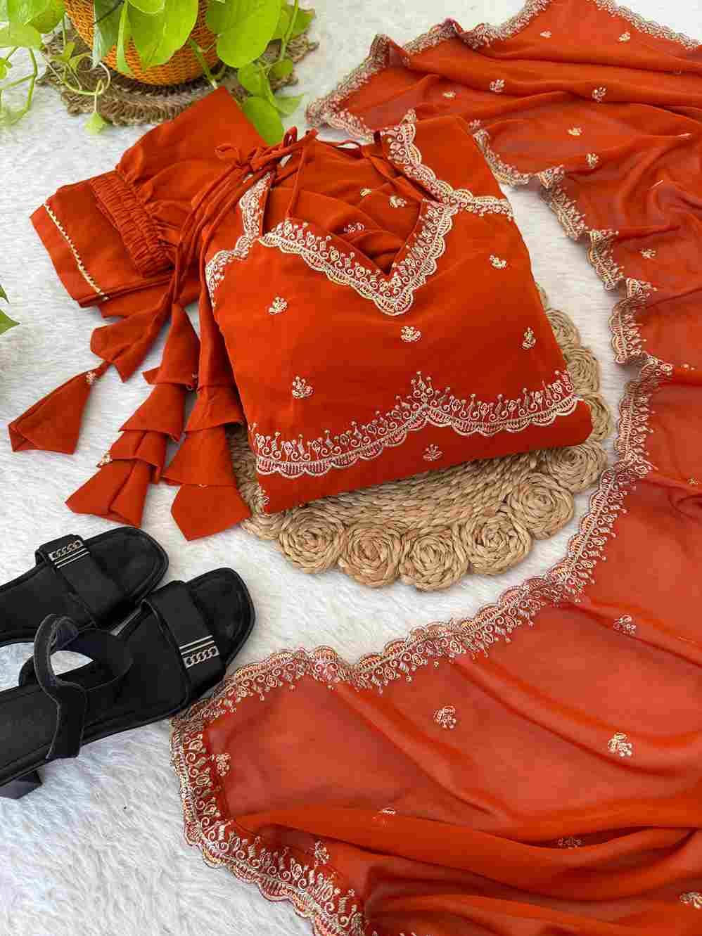 Mb-528 Vol-2 By Fashid Wholesale Beautiful Suits Colorful Stylish Fancy Casual Wear & Ethnic Wear Faux Georgette Gown At Wholesale Price