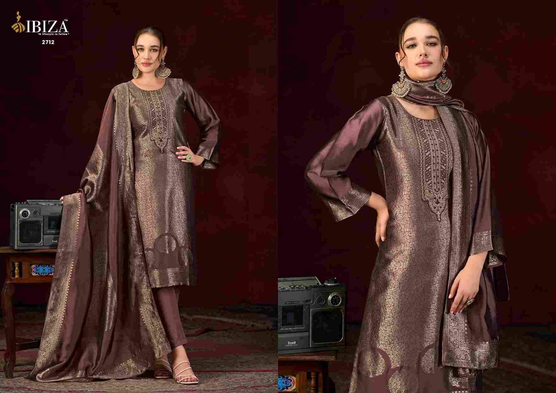 Sakhi Vol-18 By Ibiza 2711 To 2714 Series Designer Festive Suits Beautiful Fancy Stylish Colorful Party Wear & Occasional Wear Pure Silk Jacquard Dresses At Wholesale Price