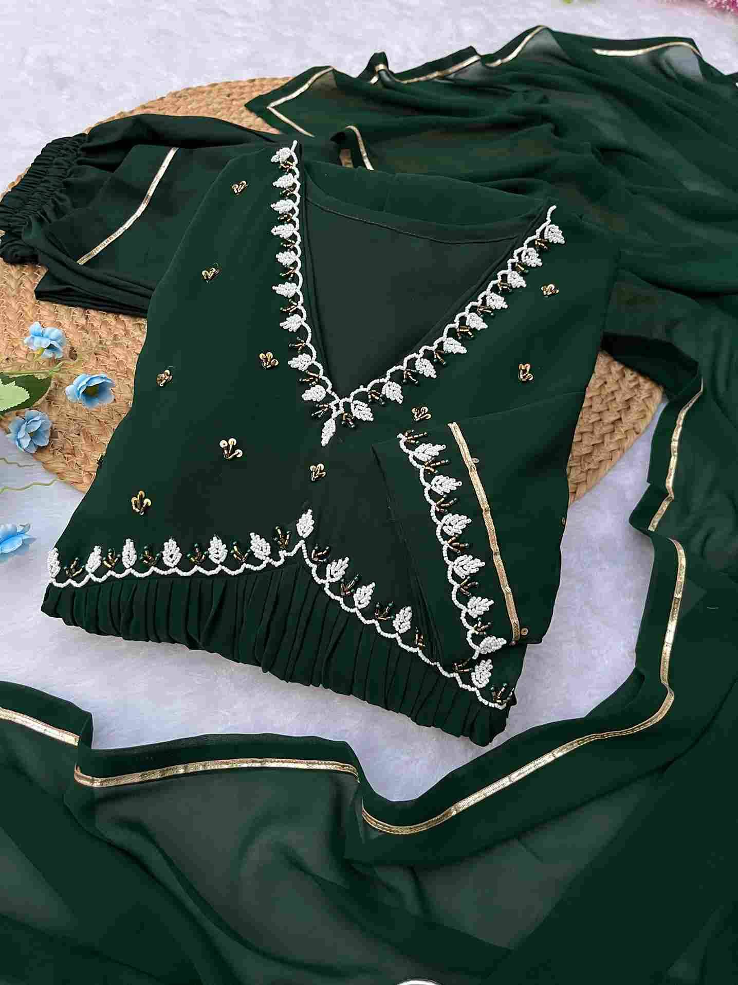 Mb-317 By Fashid Wholesale 01 To 04 Series Beautiful Suits Colorful Stylish Fancy Casual Wear & Ethnic Wear Faux Georgette Gown At Wholesale Price