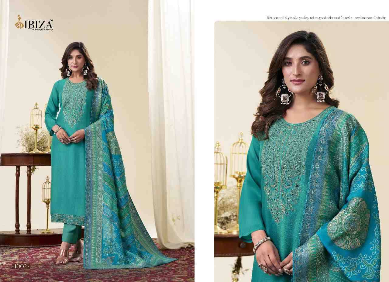 Raabta By Ibiza 1001 To 1004 Series Beautiful Festive Suits Colorful Stylish Fancy Casual Wear & Ethnic Wear Pure Russian Silk Dresses At Wholesale Price