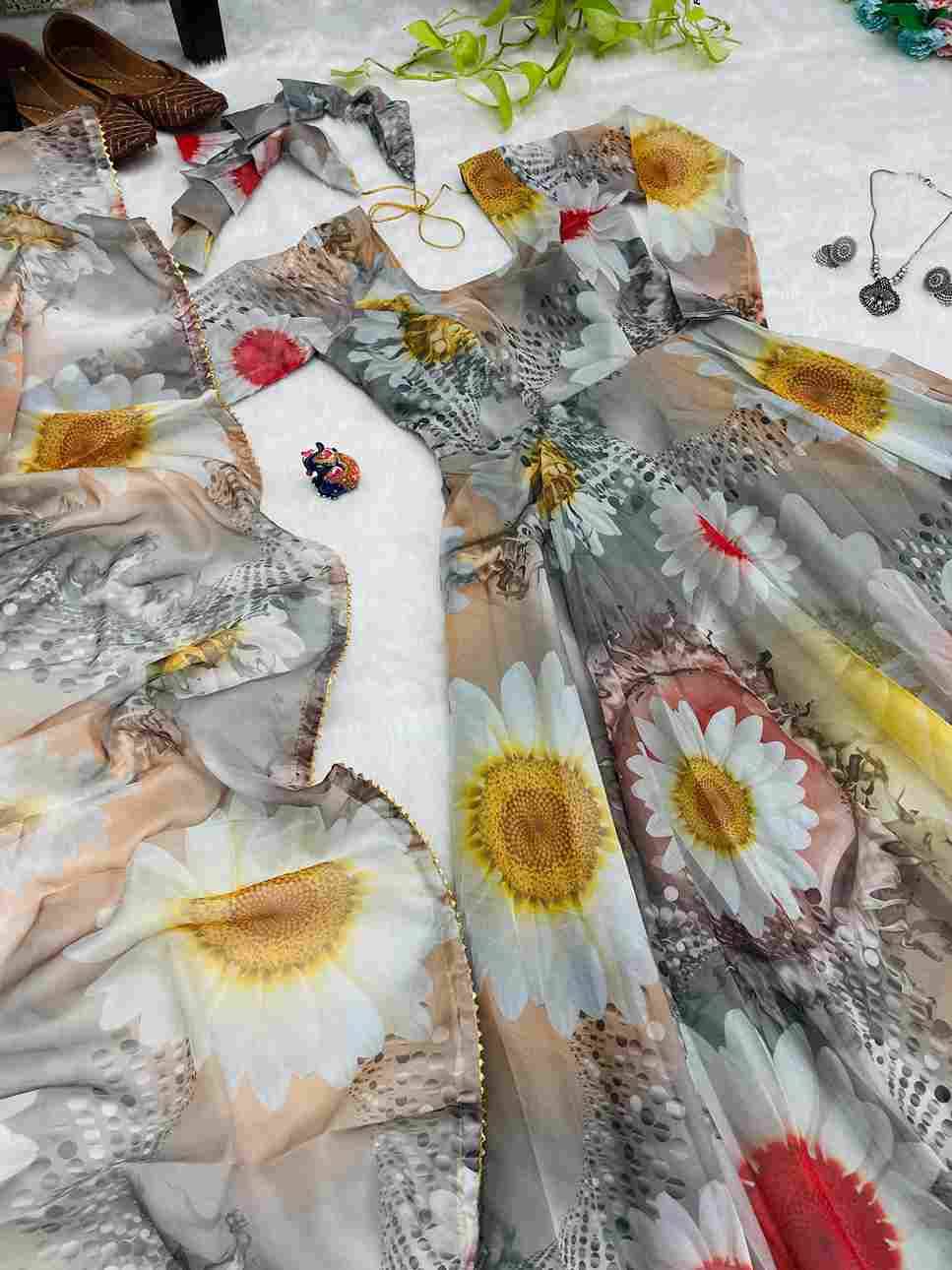 Mb-290 By Fashid Wholesale Beautiful Suits Colorful Stylish Fancy Casual Wear & Ethnic Wear Organza Tabby Silk Gowns At Wholesale Price