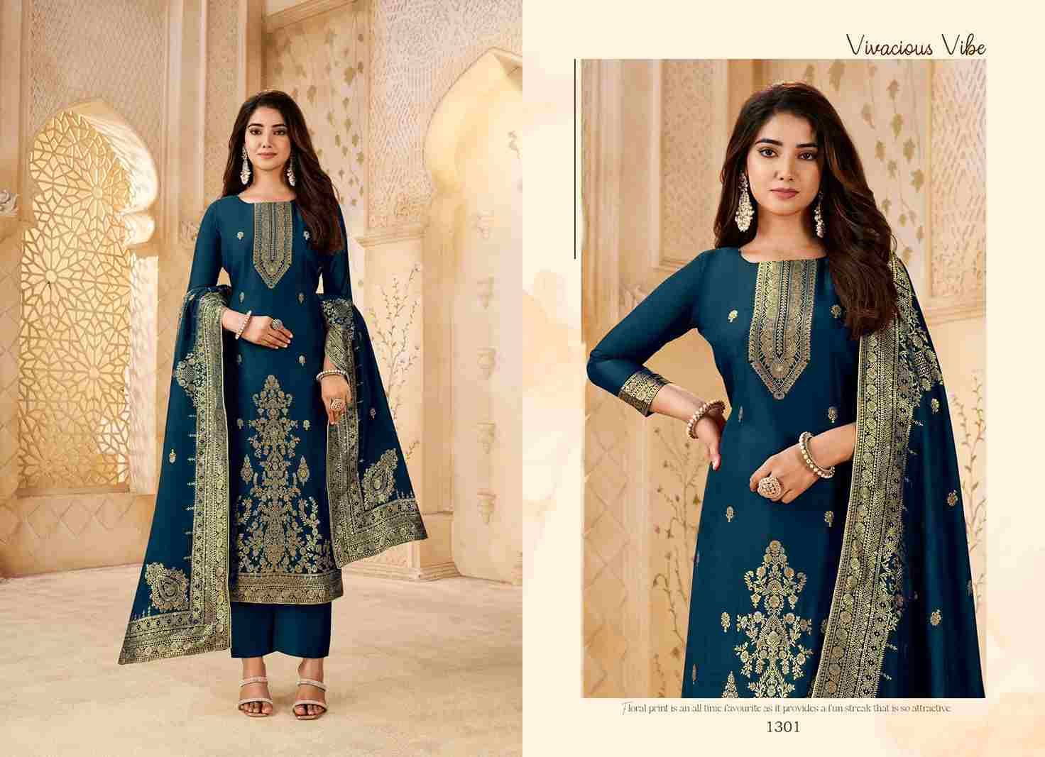 Mehar Vol-11 By Tanishk Fashion 1301 To 1304 Series Beautiful Stylish Festive Suits Fancy Colorful Casual Wear & Ethnic Wear & Ready To Wear Pure Viscose Muslin Jacquard Silk Dresses At Wholesale Price