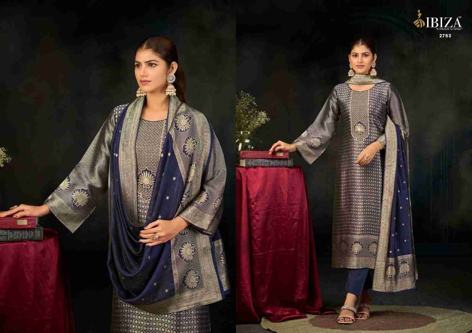 Zarra By Ibiza 2751 To 2754 Series Beautiful Festive Suits Colorful Stylish Fancy Casual Wear & Ethnic Wear Pure Bangalori Silk Jacquard Dresses At Wholesale Price