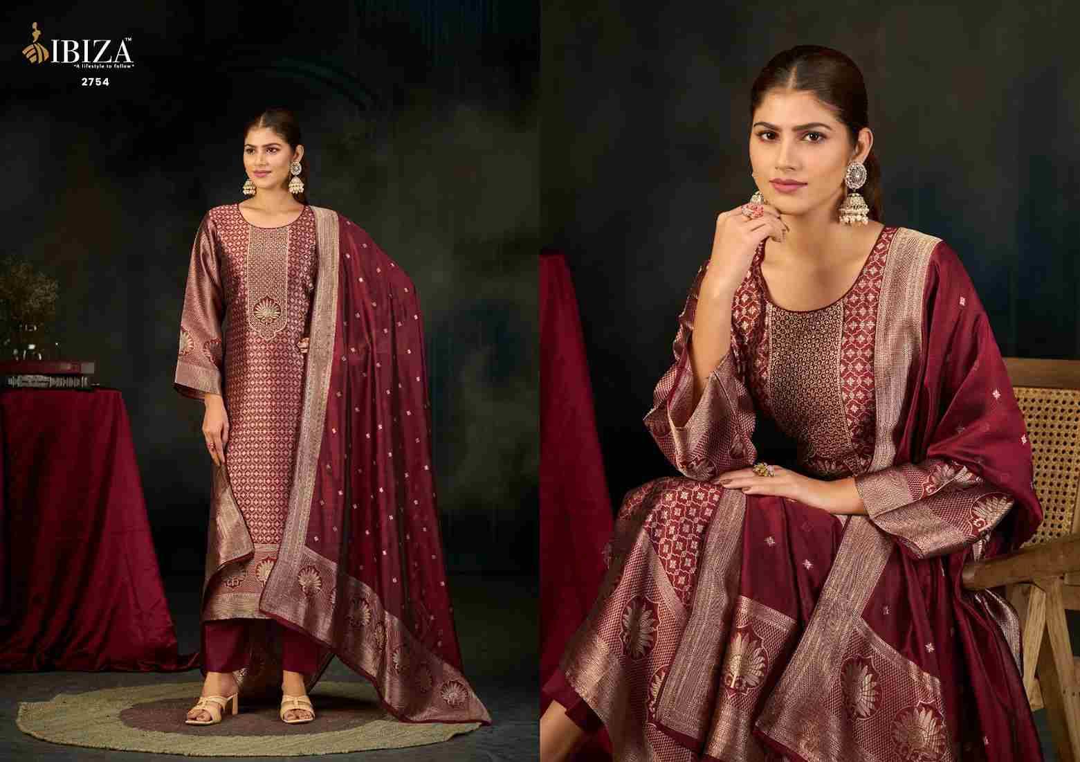 Zarra By Ibiza 2751 To 2754 Series Beautiful Festive Suits Colorful Stylish Fancy Casual Wear & Ethnic Wear Pure Bangalori Silk Jacquard Dresses At Wholesale Price