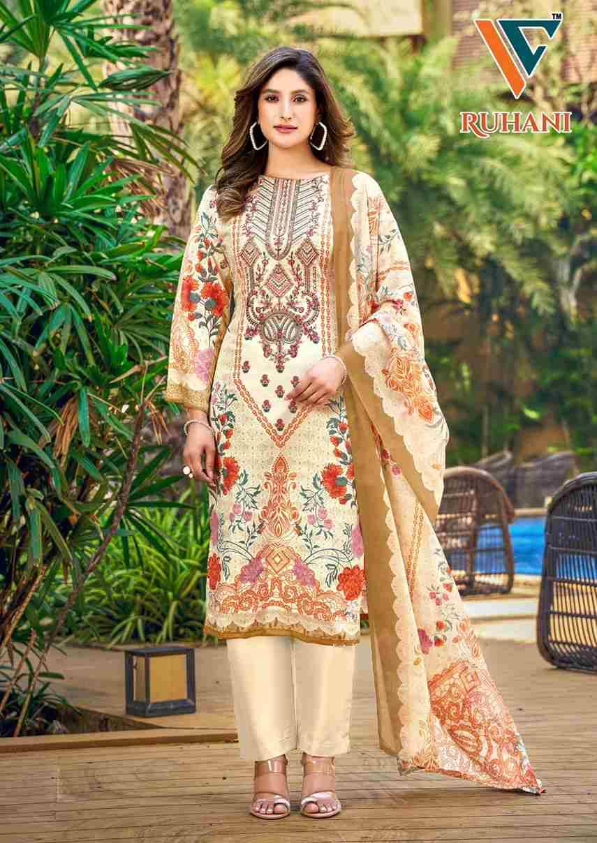 Ruhani Vol-34 By Vandana Creation 3401 To 3408 Series Beautiful Festive Suits Stylish Fancy Colorful Casual Wear & Ethnic Wear Cotton Print Dresses At Wholesale Price