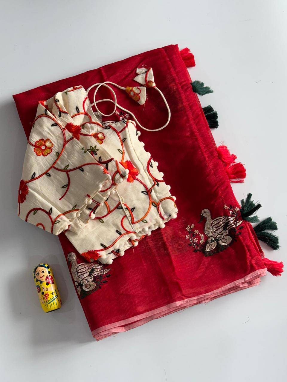 Vt-Duck By Fashid Wholesale 01 To 08 Series Indian Traditional Wear Collection Beautiful Stylish Fancy Colorful Party Wear & Occasional Wear Premium Chanderi Sarees At Wholesale Price